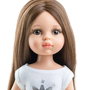 Paola Reina - Poupée Amies Carol en Pyjama Blanc 32 cm - Figurine PVC & Polyester pour Enfants à partir de 36 mois