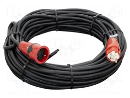 KERG Rallonge réseau H05RR-F 3G2,5mm² 30m noir