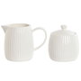Laitière et sucrier Home ESPRIT Blanc Porcelaine 250 ml 12 x 7,6 x 9 cm 2 Pièces