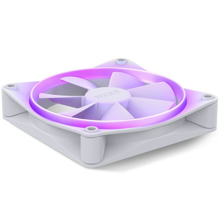 NZXT RF-R12SF-W1 Ventilateur PC 120 mm RGB Blanc - Kit de 3 ventilateurs avec contrôleur