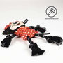 Cerdá Jouet à mâcher dentaire pour chien, Corde à nœuds Minnie, Rouge, 13 x 25 x 6 cm