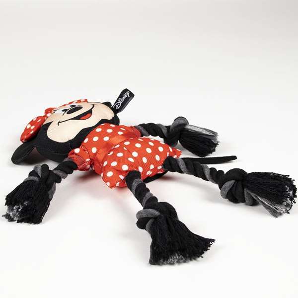 Cerdá Jouet à mâcher dentaire pour chien, Corde à nœuds Minnie, Rouge, 13 x 25 x 6 cm