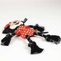 Cerdá Jouet à mâcher dentaire pour chien, Corde à nœuds Minnie, Rouge, 13 x 25 x 6 cm