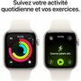Apple Watch SE 3 GPS + Cellular - 44mm - Boîtier Starlight Aluminium - Bracelet Sport Starlight M/L