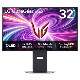LG UltraGear 32GX870A-B - Moniteur Gaming OLED 31.5" 4K UHD, 240Hz, 0.03ms, NVIDIA G-Sync, AMD FreeSync Premium Pro