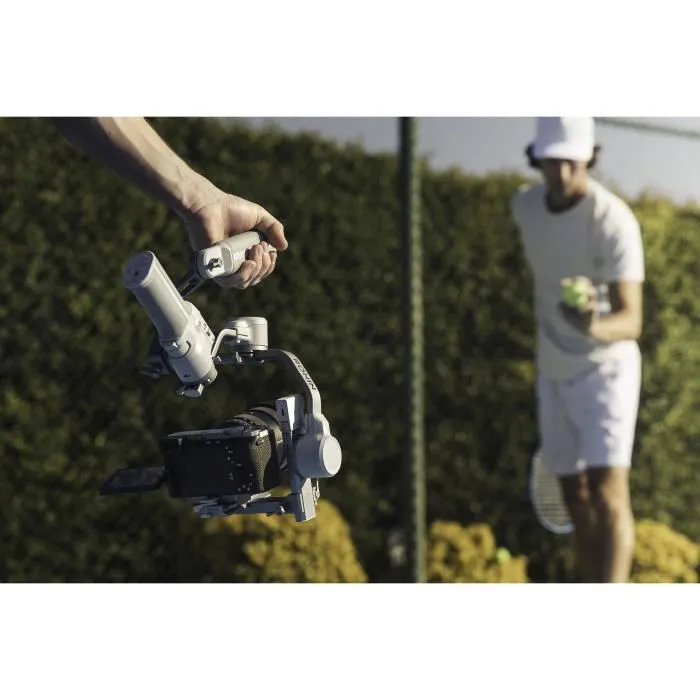 DJI RS 4 Mini Combo - Stabilisateur de caméra compact léger avec verrous automatiques et suivi intelligent - Pack Complet pour Créateurs de Contenu