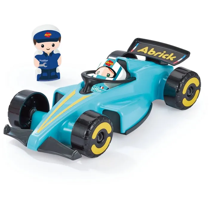 Ecoiffier Abrick 2976 - Coffret 3 Formule 1 avec podium et pilotes