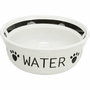 Mangeoire pour chiens Trixie Blanc Noir Ø 13 cm 250 ml