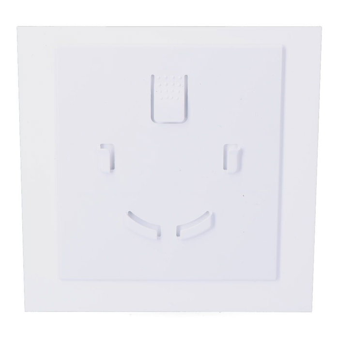 Bouche pour extracteur d'air EDM 08415 08413 17,5 x 17,5 cm