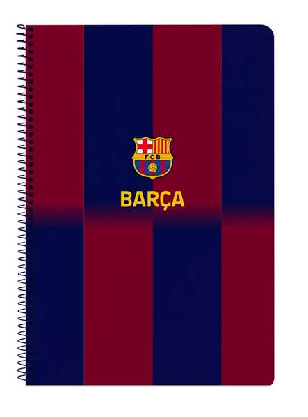 Safta - Cahier à couverture rigide format A4 80 pages F.C. Barcelona Équipe première 2025/2026 - 21.5x31x1 cm