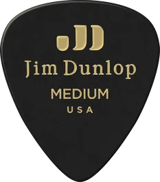 Dunlop Púas Celluloid Black Medium (pack de 12)