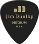 Dunlop Pack de 12 Médiators Genuine Celluloid Classic Noir - Medium