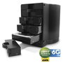 Fantec SQ-35U3E-6G Boîtier pour 4 disques durs SATA 3,5 pouces USB 3.2 et eSATA