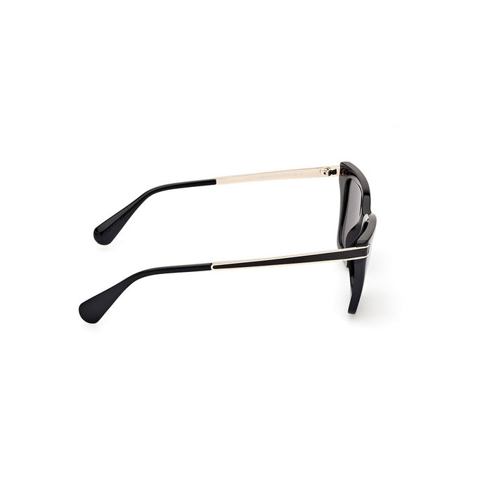Max & Co MO0110 01C - Lunettes de soleil rectangulaires noires pour femme Max & Co MO0110 01C - Lunettes de soleil rectangulaires noires pour femme