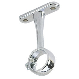 RIEL CHYC Support central rond chromé pour barre Ø16 mm