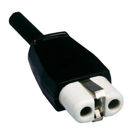 Fbright Base aérienne bipolaire en stéatite 16A 250V~ 40 x 75 x 21 mm porcelaine et bakélite