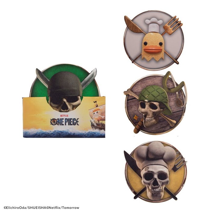 Cinereplicas Set 4 Posavasos One Piece Cinereplicas Set 4 Posavasos One Piece