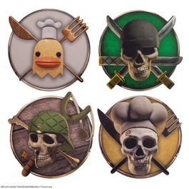 Cinereplicas Set de 4 dessous de verre One Piece #2