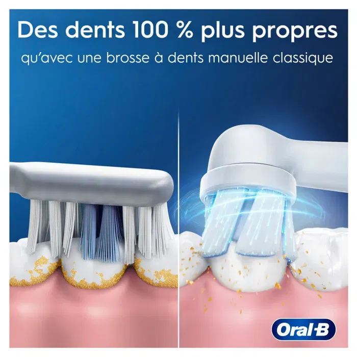 Oral-B iO2 Brosse à dents électrique - Vert Forêt - 3 modes de brossage, minuteur 2 min, batterie longue durée, capteur de pression