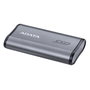 ADATA Elite SE880 SSD externe portable 500 Go USB-C 3.2 Gen2 x2 jusqu'à 2000 MB/s, gris titane