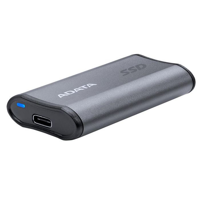 ADATA Elite SE880 SSD externe portable 500 Go USB-C 3.2 Gen2 x2 jusqu'à 2000 MB/s, gris titane