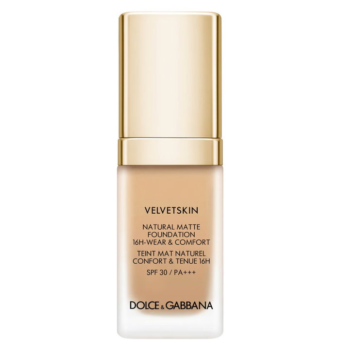 Fond de teint liquide mat Velvetskin SPF 30 30 ml teinte 215 - Dolce & Gabbana Fond de teint liquide mat Velvetskin SPF 30 30 ml teinte 215 - Dolce & Gabbana