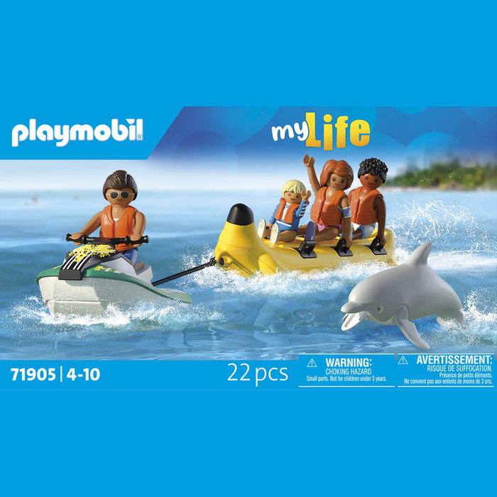 Playmobil 71905 Scooter des mers, banane tractée et 4 personnages Playmobil 71905 Scooter des mers, banane tractée et 4 personnages
