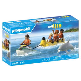Playmobil 71905 Scooter des mers, banane tractée et 4 personnages