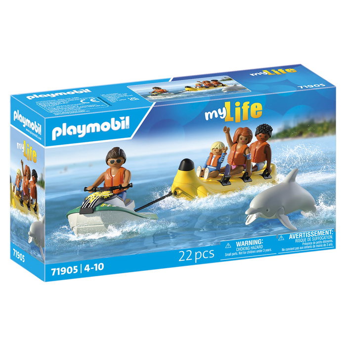 Playmobil 71905 Scooter des mers, banane tractée et 4 personnages Playmobil 71905 Scooter des mers, banane tractée et 4 personnages