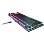 Turtle Beach Vulcan TKL - Clavier gaming mécanique compact RGB, switches TITAN linéaires, plaque aluminium, éclairage AIMO, noir