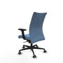 Piqueras Y Crespo Chaise de bureau Albacete, Mécanisme Sincro, Bleu ciel