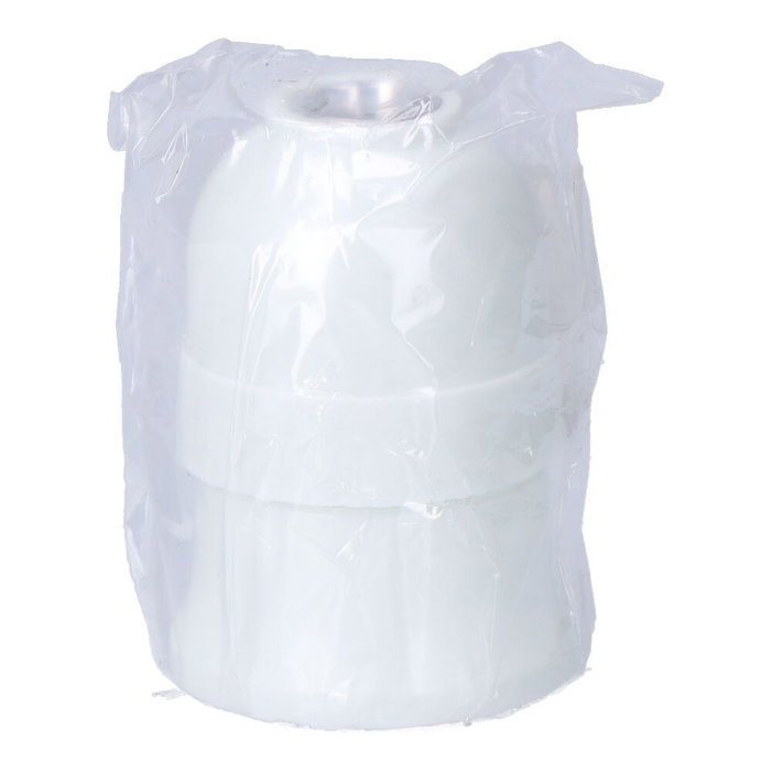 F-Line Porte-ampoule baquelite intérieur céramique E27, 4A 230V, blanc, Ø43 x 60 mm