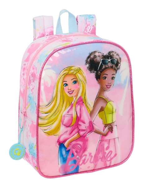 Safta Mochila Guarderia Adapt.Carro Barbie "Painterly" 22x27x10cm - Sac à Dos pour Poussette, Enfant 3 Ans Safta Mochila Guarderia Adapt.Carro Barbie "Painterly" 22x27x10cm - Sac à Dos pour Poussette, Enfant 3 Ans