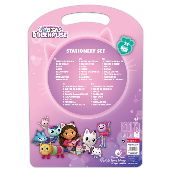 Portemines Gabby's Dollhouse Confetti Rose Turquoise