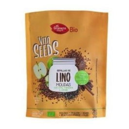 EL GRANERO VITASEEDS graines de lin, chia et pomme moulues 212g
