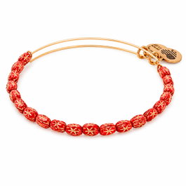 Alex And Ani Bracelet Carmesí Rouge Finition Vieillie