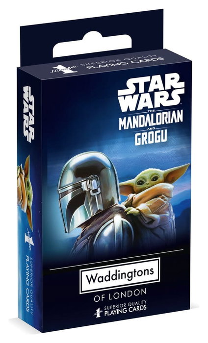 Winning Moves Star Wars cartes à jouer The Mandalorian and Grogu *ANGLAIS*