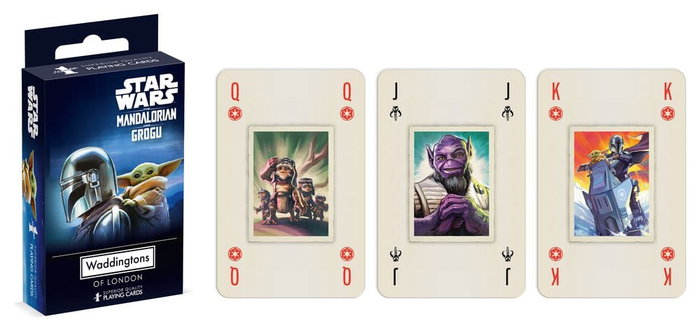 Winning Moves Star Wars cartes à jouer The Mandalorian and Grogu *ANGLAIS*