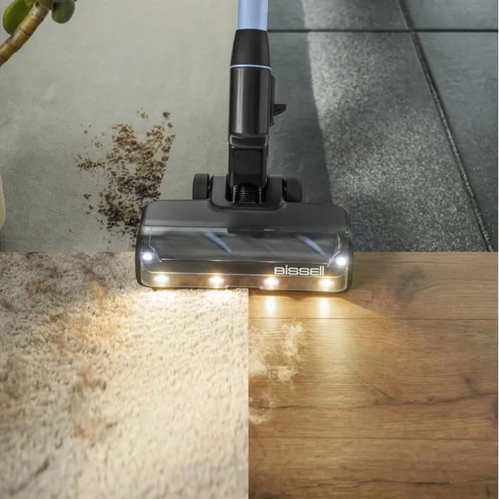 BISSELL PowerClean FurFinder Select - Aspirateur balai sans fil 200W avec technologie FurFinder, brosse Tangle-Free et batterie amovible - Idéal pour les poils d'animaux