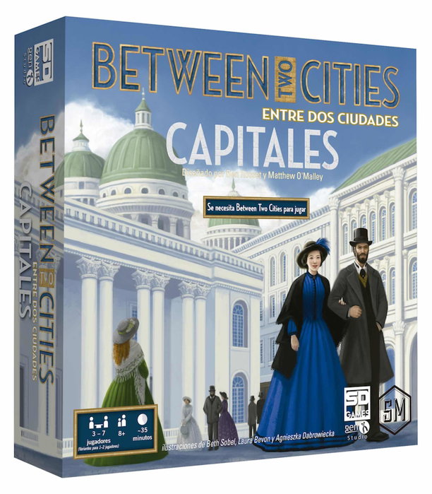 Sd games Between Two Cities: Capitales Expansion Jeu de Société Stratégique pour 3 à 7 Joueurs Sd games Between Two Cities: Capitales Expansion Jeu de Société Stratégique pour 3 à 7 Joueurs