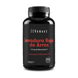 Zenement Levure rouge de riz avec Coenzyme Q10 et Vitamine B3, 540 comprimés