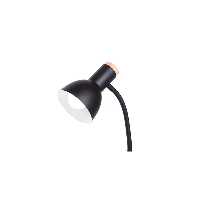 Alison SKD-T003-G Lampe de Table Design Moderne avec Culot E27 pour LED - Blanc Doré