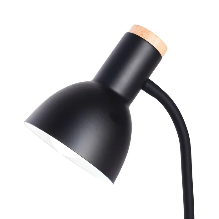 Alison SKD-T003-G Lampe de Table Design Moderne avec Culot E27 pour LED - Blanc Doré