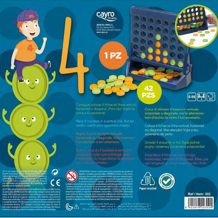 Jeu de société Cayro Multicouleur ES Jeu de société Cayro Multicouleur ES