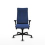 Piqueras Y Crespo Fauteuil Albacete, Mécanisme Synchrone, Bleu marine