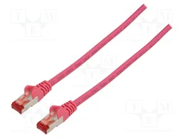 GOOBAY Câble Ethernet Cat 6 S/FTP 5m Rose