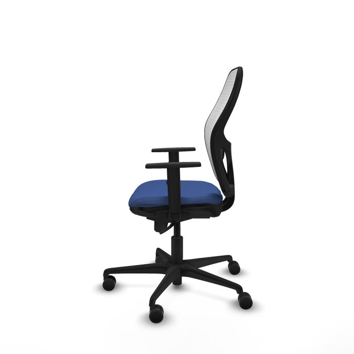 Piqueras y Crespo Chaise de Bureau Jorquera Bleu Marine et Blanc