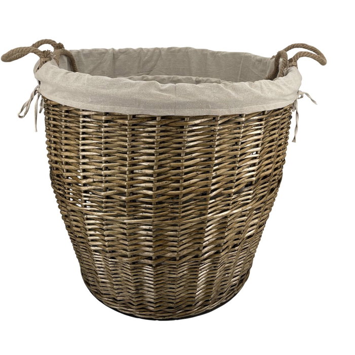 Home ESPRIT Set de panier Marron Coton osier (5 Pièces)