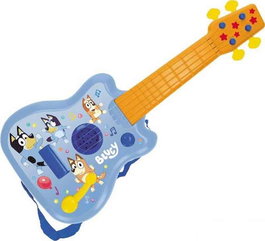 Reig - Guitare électrique pour enfants Bluey, jouet musical pour enfants à partir de 3 ans, avec sons, nécessite 4 piles LR6, plastique