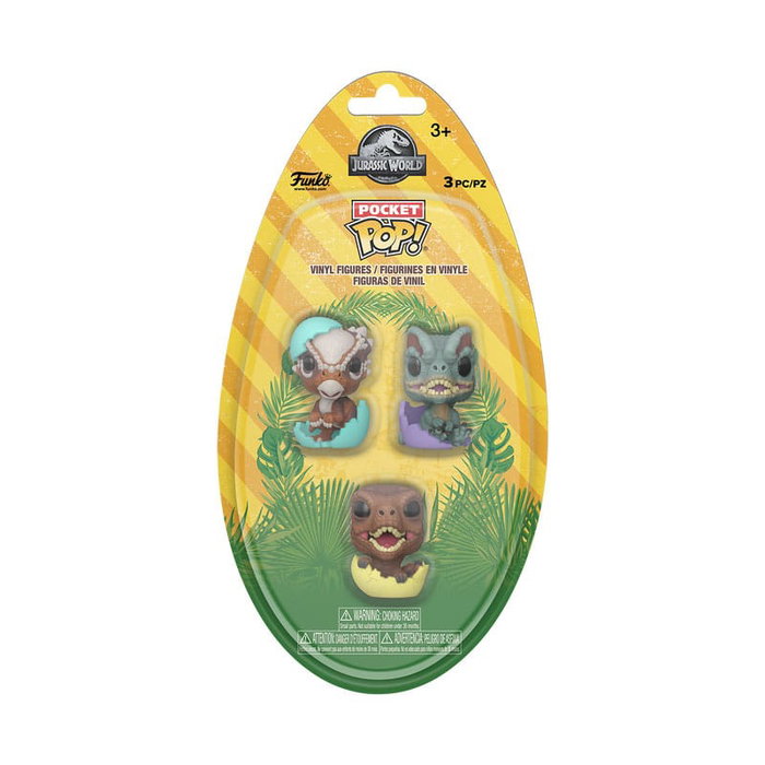 Funko Pocket POP! Vinyl Easter Egg 3-Pack Dinos Jurassic Park